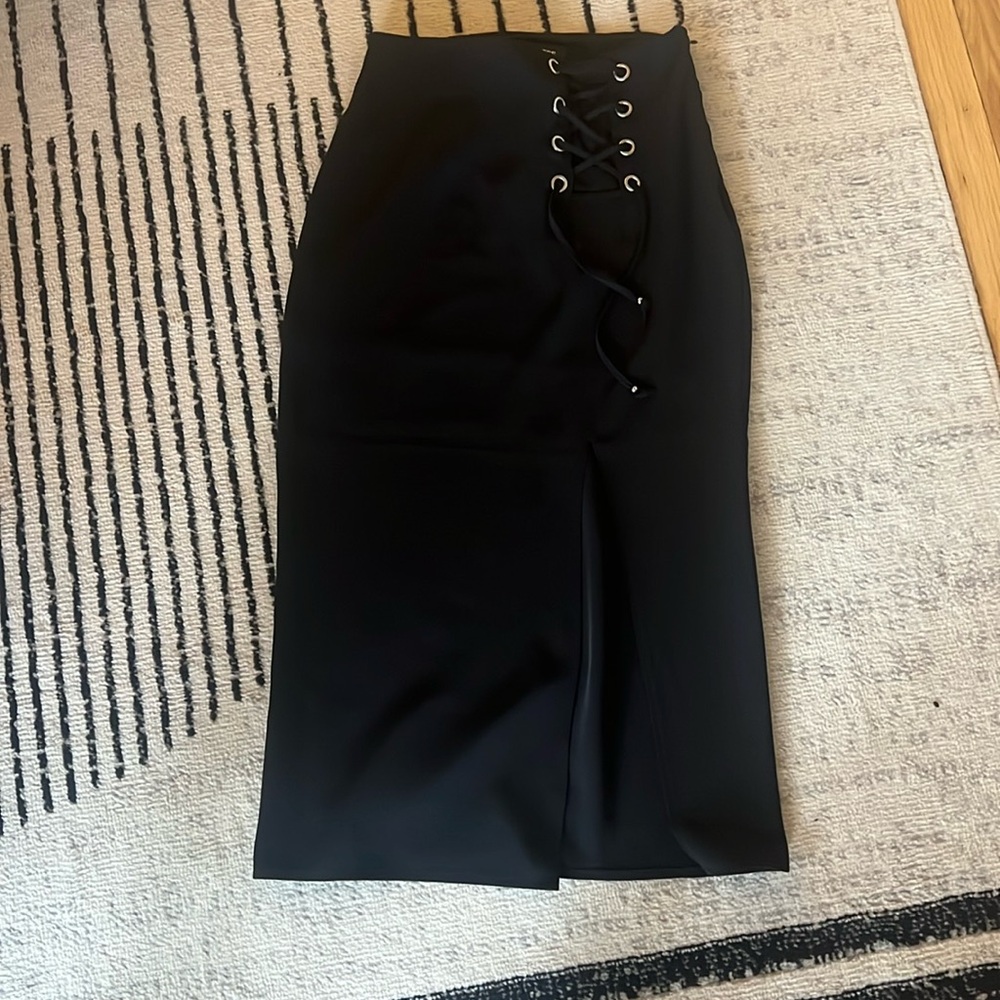 Black Midi Skirt